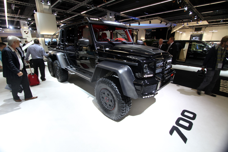 Illustration for article titled The Brabus B63S-700 Is A $755K Six-Wheeled Luxury World Murderer